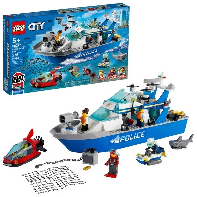 LEGO City Police Patrol Boat Building Kit 60277