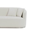 Acme Furniture 83" Odette Sofa Beige Velvet: Luxurious Upholstered, Wood Frame, Includes 4 Accent Pillows - 2 of 4