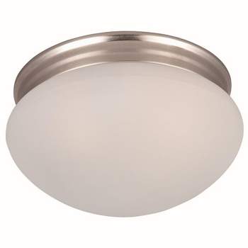 Maxim Lighting Essentials - 588x 2 - Light Flush Mount in  Satin Nickel