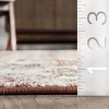 Nuloom Deandra Oriental/Persian 4x6 Indoor Area Rug for Living Room Bedroom Dining Room Kitchen, Rust/Ivory - 3 of 4