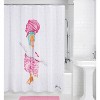 Allure Home Creations Savannah Shower Curtain: Polyester Kids' Bathroom Decor with Buttonhole Top - image 2 of 4