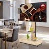 TV Stand For TVs UpTo75" With Adjustable Glass Shelf And Drawer,TV Stand Corner,Mobile TV Stand Modern -The Pop Home - 2 of 4