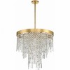 Crystorama Lighting Winfield 6 - Light Chandelier in  Antique Gold - 2 of 4