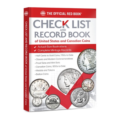 Coin Checklist And Record Book By Whitman Publishing paperback