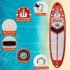 Nasitip 10’6" Inflatable Stand Up Paddle Board with SUP Accessories, Anti-Slip Deck, Lightweight & Stable for Adults & Youth - 2 of 4