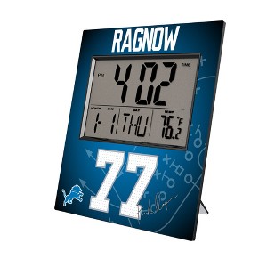NFL Detroit Lions Players Game Tactic Wall Clock - 1 of 3