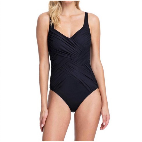 Women's V-Neck One Piece Swimsuit - Gottex - image 1 of 3