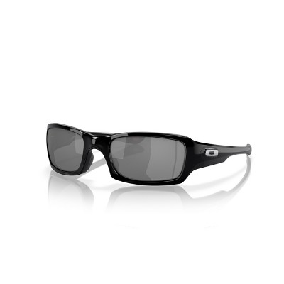 Oakley Fives Squared Polarized Sunglasses - Polished Black/Black Iridium