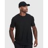 Men's All Black Active Crew Neck 3-Pack - True Classic - image 2 of 4