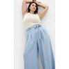 Women's Plus Size Santorini Pant - light wash | CITY CHIC - 3 of 4