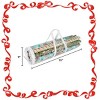 Hastings Home Gift Wrapping Paper Storage Bags With Handles - Clear/White, Set of 2 - 4 of 4