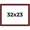 PosterPalooza | Weathered Red Picture Frame - UV Acrylic, Backing Board, Hanging Hardware Included - 2 of 4