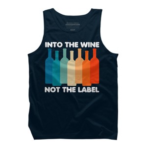 Adult Design By Humans Into the Wine, Not the Label Pride By leroystubbles Tank Top - 1 of 2
