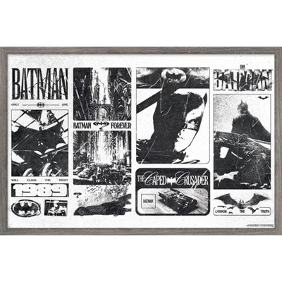 Trends International DC Comics Batman: 85th Anniversary - Sketches Framed Wall Poster Prints