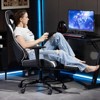 Bosmiller Reclining Gaming Chair with Footrest, Massage Racing Office Chair, PU Leather Computer Desk Chair with Head Pillow for Adults - 3 of 4