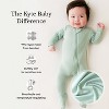Kyte Baby Zippered Footie in Sage - 3 of 4
