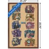 Trends International One Piece: Fishman Island - Brick Wall Grid Framed Wall Poster Prints - 3 of 4