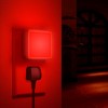 YANSUN 0.3W Plug-in Light-Controlled Night Light, Square Shape, Red Light with Red Cover - 4 of 4