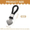 Unique Bargains Cotton Loop Metal Clothing Towel Storage Heart Shape Clips 4.3" 6 Pcs - 2 of 4