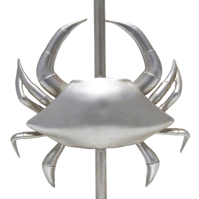 18.25" Shoreside Tall Coastal Pinching Crab Shaped Bedside Table Desk Lamp - Simple Designs, 5 of 10