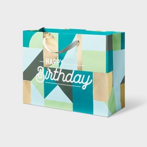 Vogue Birthday Colorblock Gift Bag - Spritz™ - 1 of 3