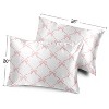 Sweet Jojo Designs Baby Girl Decorative Satin Pillowcases Ballerina and Ballet Bows Pink and White 2pc - 4 of 4