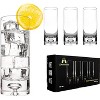 LEMONSODA Premium Crystal Bubble-Base Highball Drinking Glasses - Set of 4 - 12OZ - 2 of 4