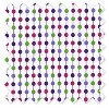 Bacati - Botanical Purple pearl Crib or Toddler Bed Skirt - 2 of 4
