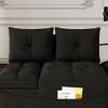 MAYEERTY Versatile Foldable Sofa Bed (3 Lengths) with USB & Swivel Phone Stand (Beige Velvet) - 4 of 4