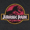 Jurassic Park Men's Pixelated Logo Design Adult Short Sleeve T-Shirt - 2 of 3