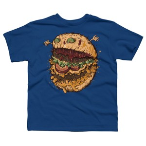 Boy's Design By Humans Monster Burger By LetterQ T-Shirt - 1 of 4