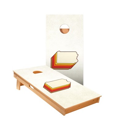 Retro Pennsylvania Cornhole Boards - ACA Star Series : Target