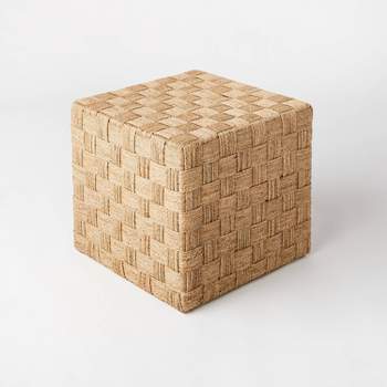 Lynwood Checkerboard Woven Cube - Threshold™ designed with Studio McGee