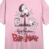 The Grim Adventures of Billy & Mandy Women's Pink Heather Short Sleeve Sleep Shirt-Medium - 2 of 3
