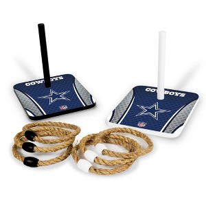 NFL Dallas Cowboys Solid Wood Quoits Toss Game - 1 of 4