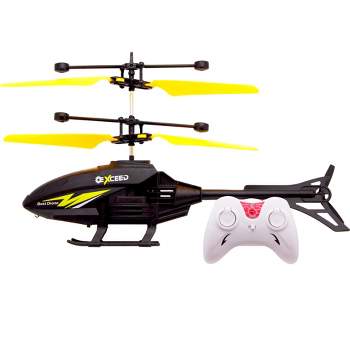 Link Remote Control Helicopter Flying Toy Gyro Stabilizer Infrared 2 Channel - Yellow