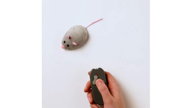 Electronic Chasing Mouse Cat Toy - Boots &#38; Barkley&#8482; - Gray, 2 of 5, play video