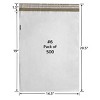 UOFFICE Pack of 500 Bulk Poly Mailers Bags 14.5"x19" - #6 Envelopes with Self-Sealing Closure - 2 of 4