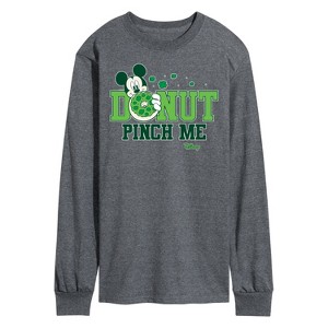 Men's - Disney - Donut Pinch Me Long Sleeve Graphic T-Shirt - 1 of 4