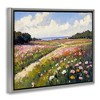 Stupell Industries Romance Walkway with Flowers Floating Frame Canvas Art - 2 of 4