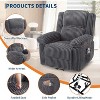 Power Lift Recliner with Heat and Massage, Padded Seat & Back Support, Elderly Chair for Mobility Impaired - 4 of 4