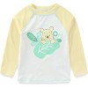 Disney Winnie The Pooh Baby Boys UPF 50+ Rash Guard, Swim Trunks and Sun Hat with Ears 3 Piece Bathing Suit Set for Infants - 12M - 3 of 4