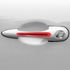 Unique Bargains Car Side Door Handle Bowl Edge Cover Reflective Strips Decals Red 4pcs - 2 of 4