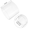 Unique Bargains Lamp Lantern Water Cooling System Acrylic Round Pipes Clear 2 Pcs 6" - 2 of 4