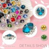 Unique Bargains DIY Craft Clothing Shoe Hat Bag Button Decor Claw Gem Rhinestones 32 Pcs - 3 of 4