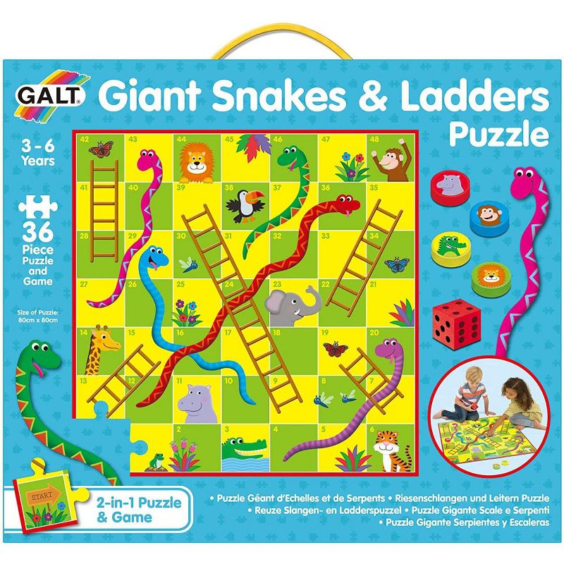 Galt Giant Snakes & Ladders Puzzle, 2 of 6