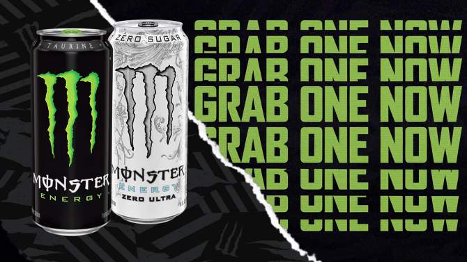 Monster Energy Zero Ultra Energy Drink - 6pk/12 fl oz Cans, 2 of 5, play video