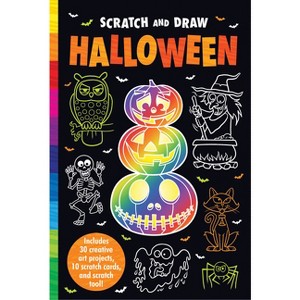 Scratch and Draw Halloween - (Scratch and Draw Card Wallet Format) by  Arthur Over (Paperback) - 1 of 1