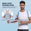 Attop  Posture Corrector for Men and Women - Adjustable Full Back Support Brace for Upper/Lower Back Pain, Scoliosis, and Hunchback Relief - 4 of 4