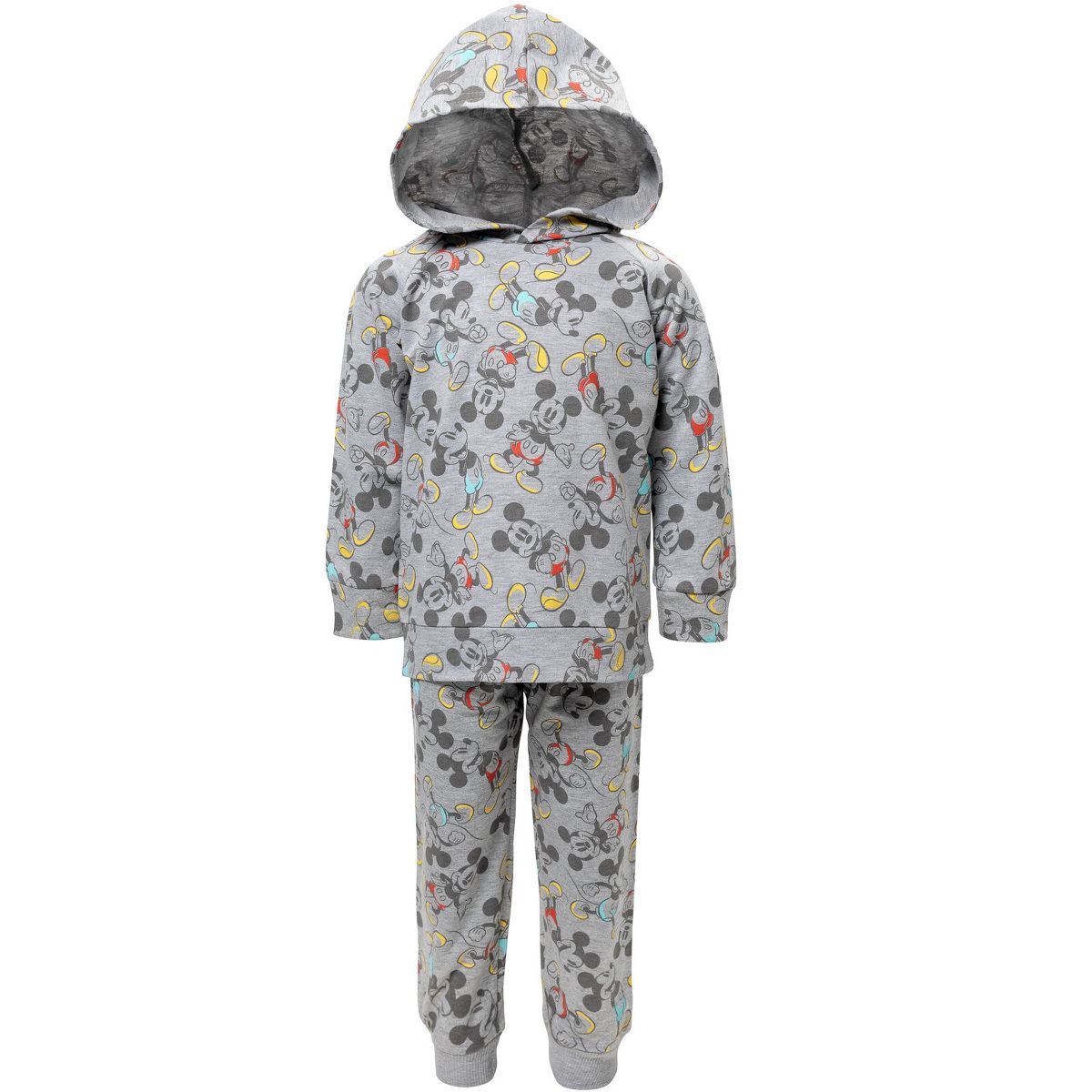 Disney Mickey Mouse Toddler Boys' Fleece 2-Piece Hoodie and Joggers Set - thumbnail 9